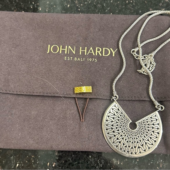 John hardy classic chain radial station pendent necklace sterling silver 925 - Picture 2 of 8